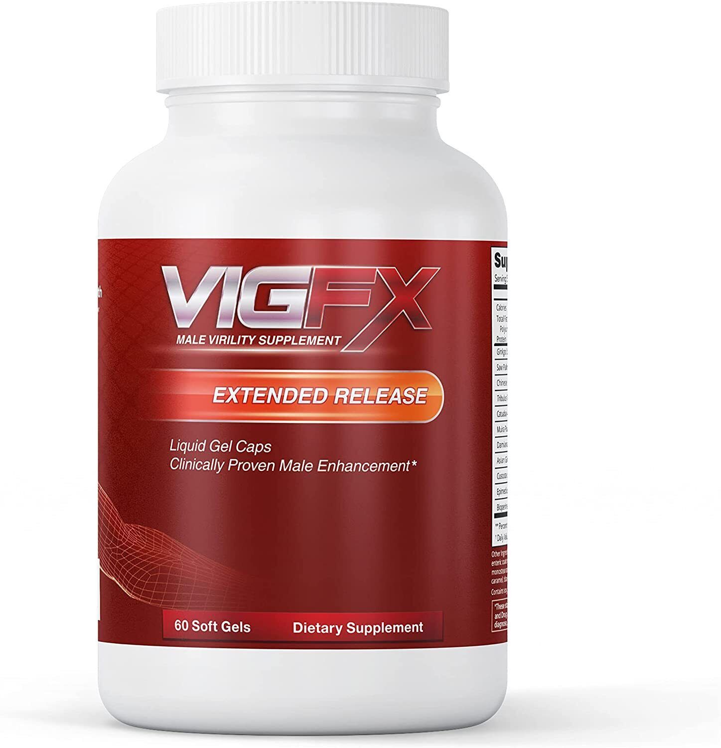 Leading Edge Health VigFX Male Enhancement Potency Pills 60 Softgels New