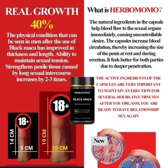 Strong erection for men pills, increase size &amp; endurance, replenish energy