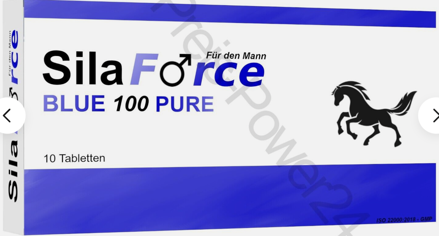 ⭐⭐⭐⭐⭐ SILAFORCE - FOR MEN ~ 10 TABLETS - BLUE HERBAL 100 B ⭐⭐⭐⭐⭐