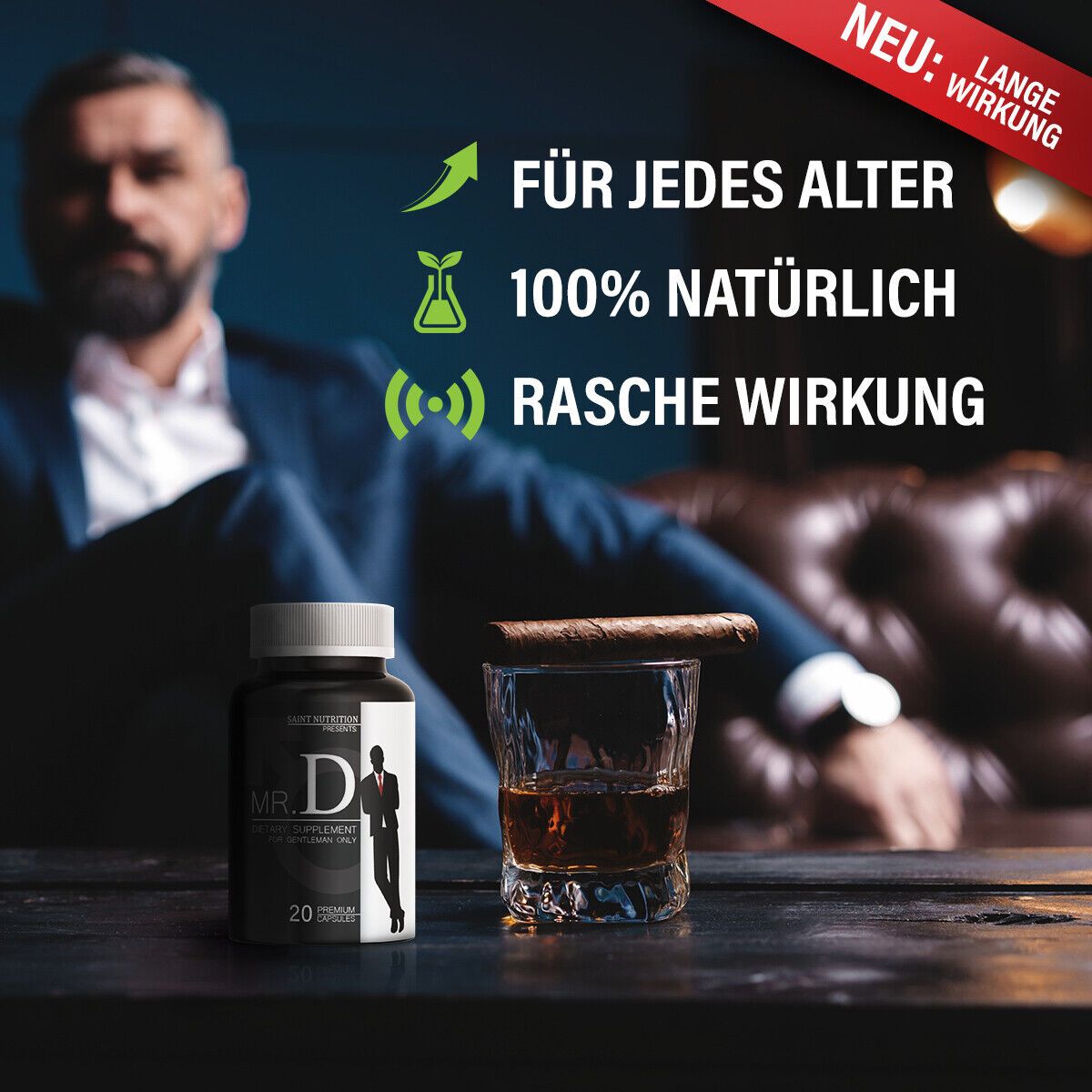 MR D CAPSULES FOR MEN HIGH DOSE 250MG POTENCY MEDICINE WITH INSTANT EFFECT POTENCY
⭐⭐⭐⭐⭐ in the &quot;Potency&quot; section | MADE IN GERMANY