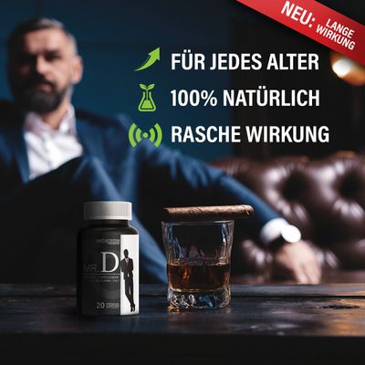 MR D CAPSULES FOR MEN HIGH DOSE 250MG POTENCY MEDICINE WITH INSTANT EFFECT POTENCY
⭐⭐⭐⭐⭐ in the &quot;Potency&quot; section | MADE IN GERMANY