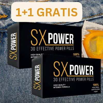 SX POWER 30+30 FREE CAPSULES Capsules FOR MEN HIGH DOSE POTENCY MEDIUM