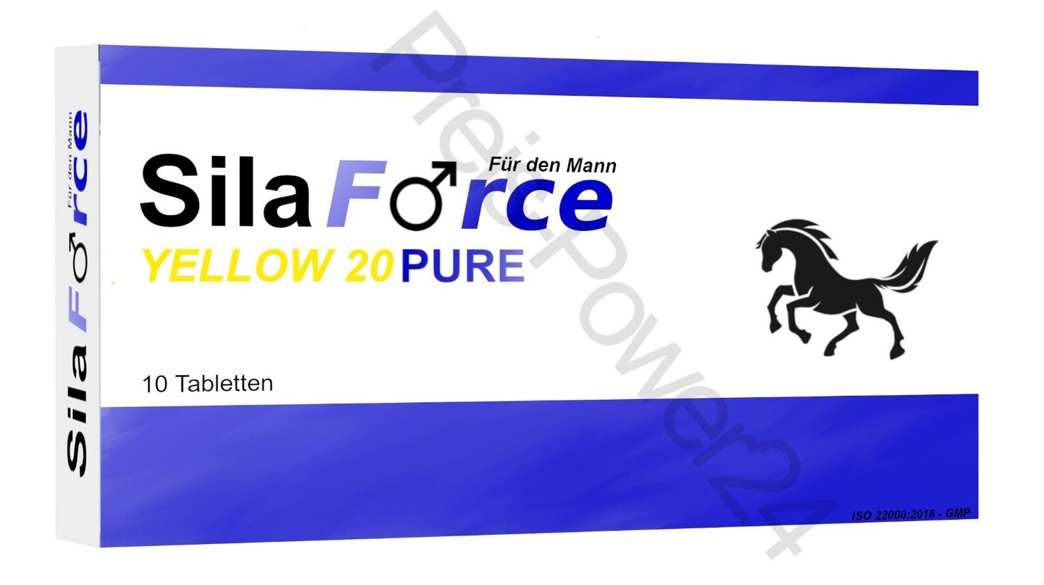 ⭐⭐⭐⭐⭐ SILAFORCE - FOR MEN - 10 TABLETS - YELLOW HERBAL VIDA 20 ⭐⭐⭐⭐⭐