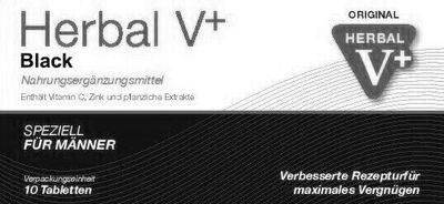 20 x ORIGINAL HERBAL V PLUS BLACK 200 - pills for adult men