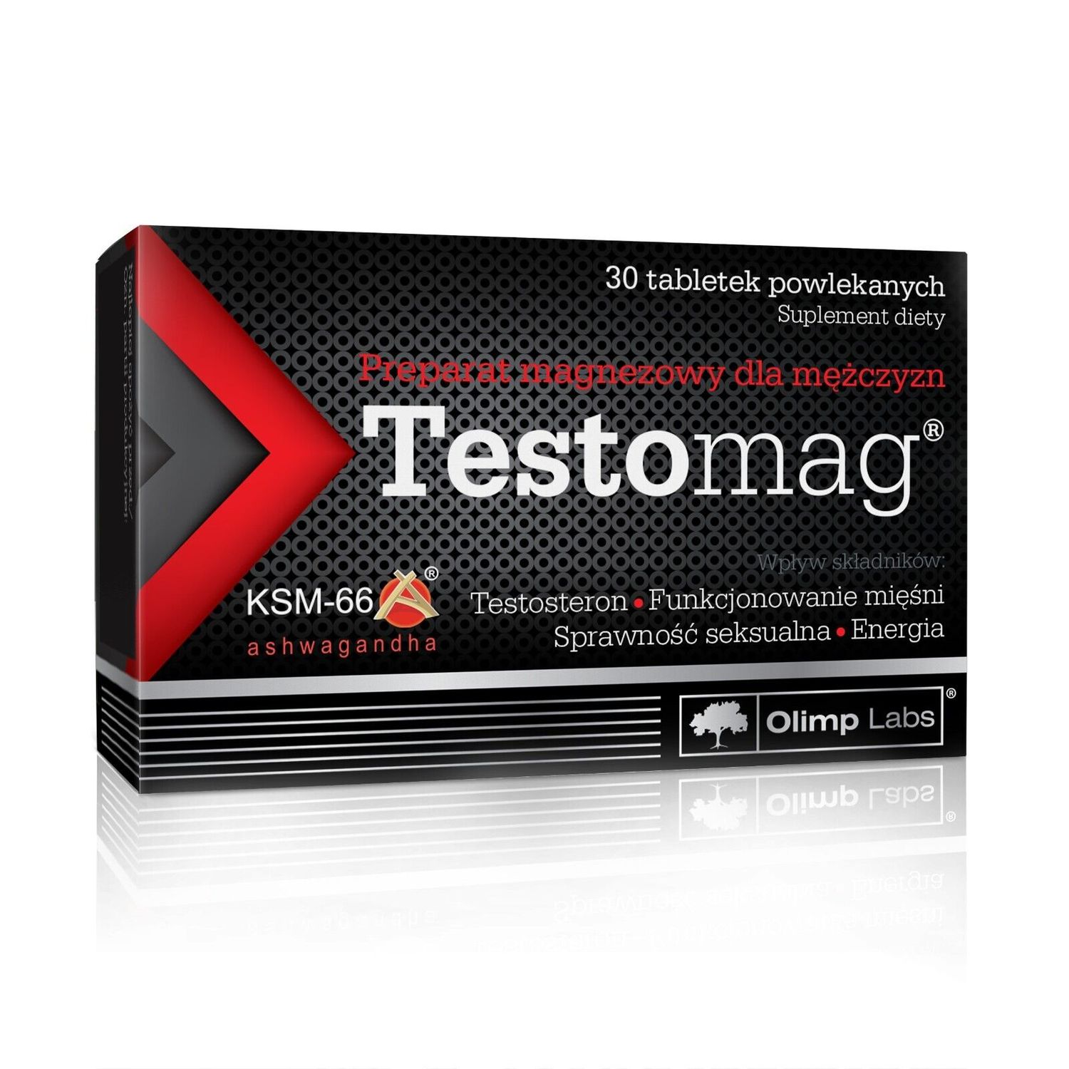 OLIMP Testomag 30 Tabs STRONG MAGNESIUM TESTOSTERONE SEXUAL PERFORMANCE FOR MEN