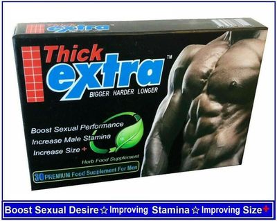 EXTRA THICK SEX CAPS/PILLS FOR MEN-ENLARGEMENT, BIGGER, LONGER &amp; THICKER-30 CAPS