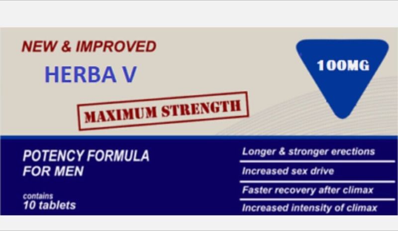 HERBA V (10 x MALE SEX WELLNESS PILLS/TABLETS) FREE AND FAST POSTAGE