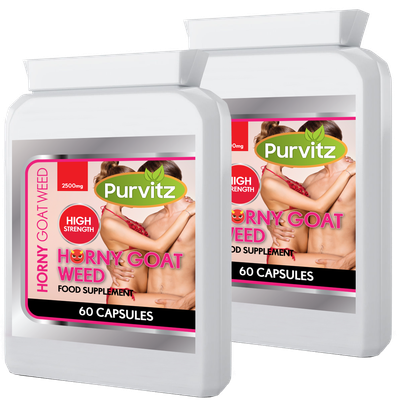 Horny Goat Weed 2500mg HIGH strength STRONG Libido/Sex Pills Test Boost 120 CAPS