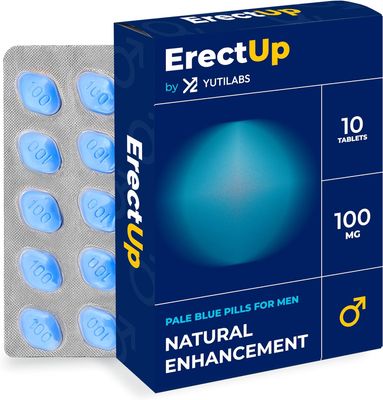 ErectUP - 10 Blue Tablets for Men - 100mg Natural Supplement for Enhanced Performance & Vitality - Fast-Acting Blue Power for Men's Efficiency & Long-Lasting Results ErectUP - 10 Blue Tablets for Men - 100mg Natural Supplement for Enhanced Performance & Vitality - Fast-Acting Blue Power for Men's Efficiency & Long-Lasting Results