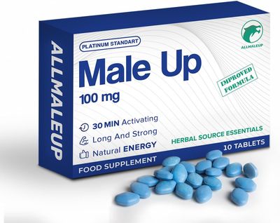 AllMaleUp Extra Strong Pills for Men - Natural Supplement for Enhanced Performance & Stamina - Fast-Acting Tablets - Food & Herbal Supplement - 10 Pills AllMaleUp Extra Strong Pills for Men - Natural Supplement for Enhanced Performance & Stamina - Fast-Acting Tablets - Food & Herbal Supplement - 10 Pills