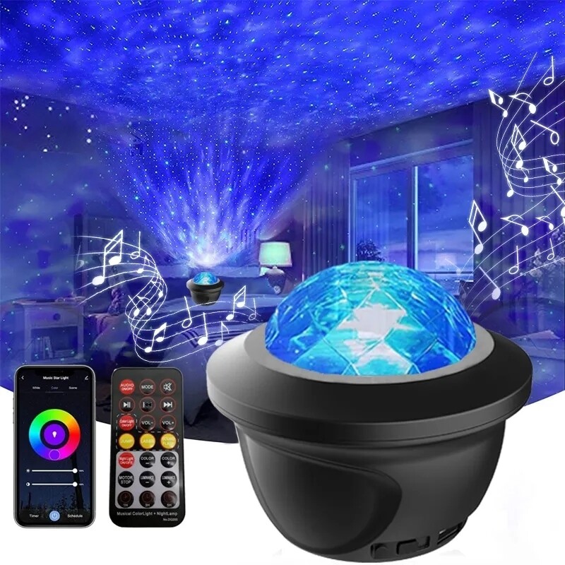 LED Galaxy star projector light