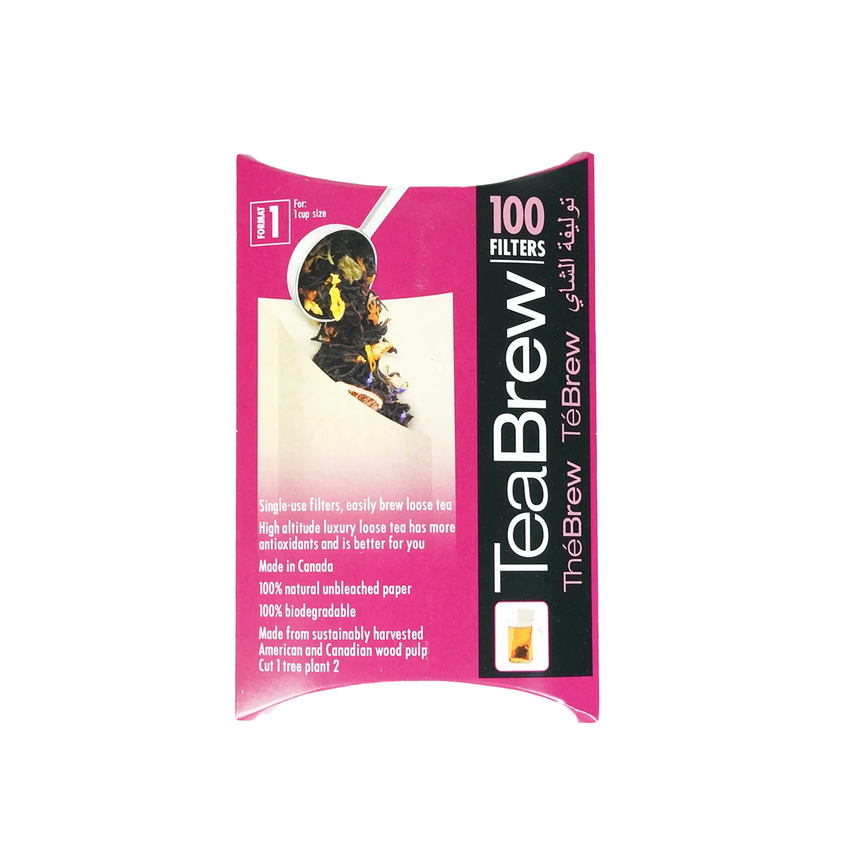Biodegradable Disposable Tea Bags 100pk