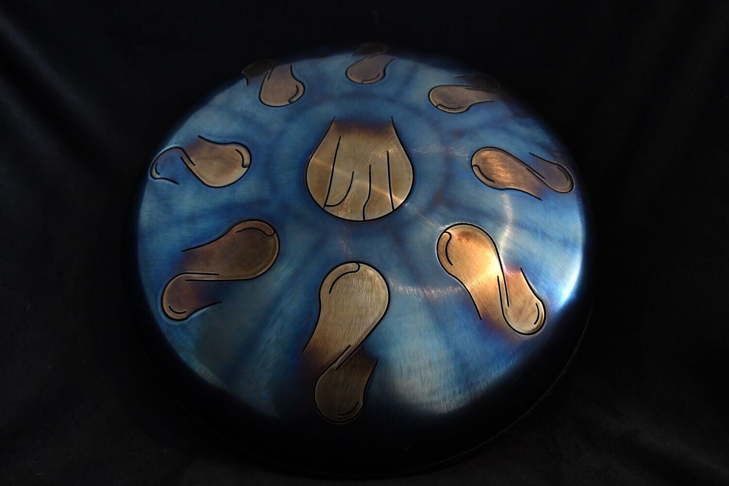 Chauffé Bleu notes Dorées