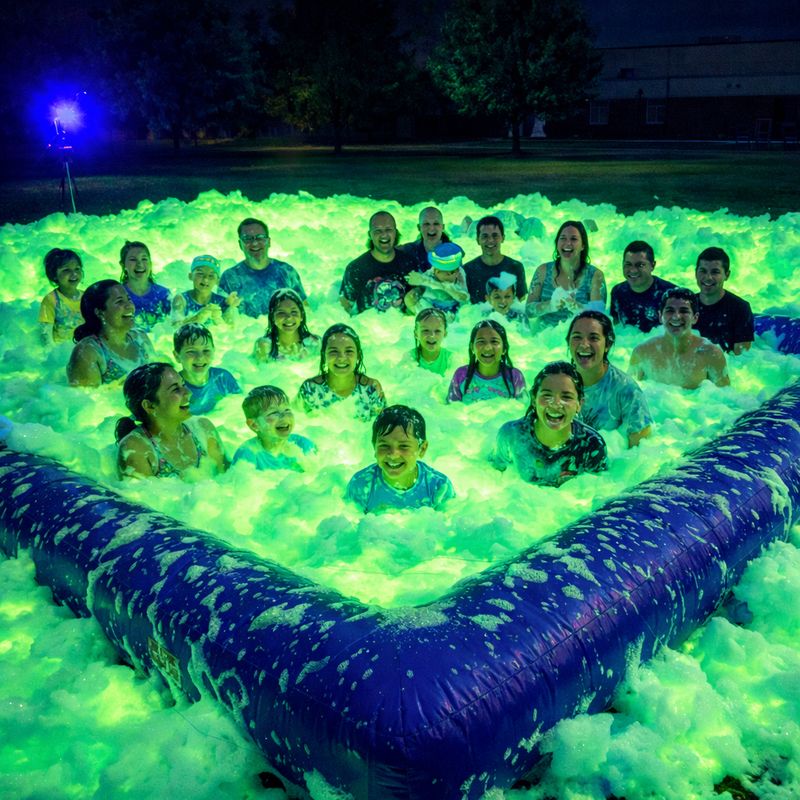 Mega Glow Foam Pit Party