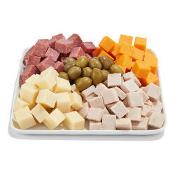 Cubed Meat/Cheese Plate for 8
