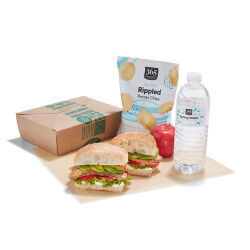 Boxed Lunch: Vegan Bacon, Lettuce, Tomato, Avocado Sandwich