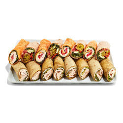 Sandwich Wrap Platter for 8: Chicken Caesar, Turkey, Falafel