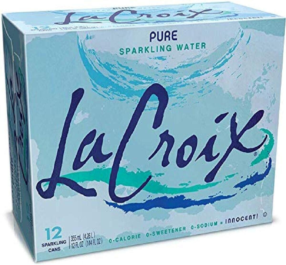 12 Cans La Croix Sparking Water - Plain