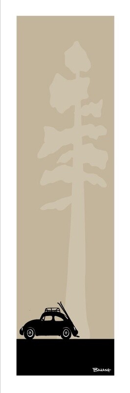 SKI BUG PINE | LOOSE PRINT | 1:3 RATIO | LIFESTYLE | ILLUSTRATION