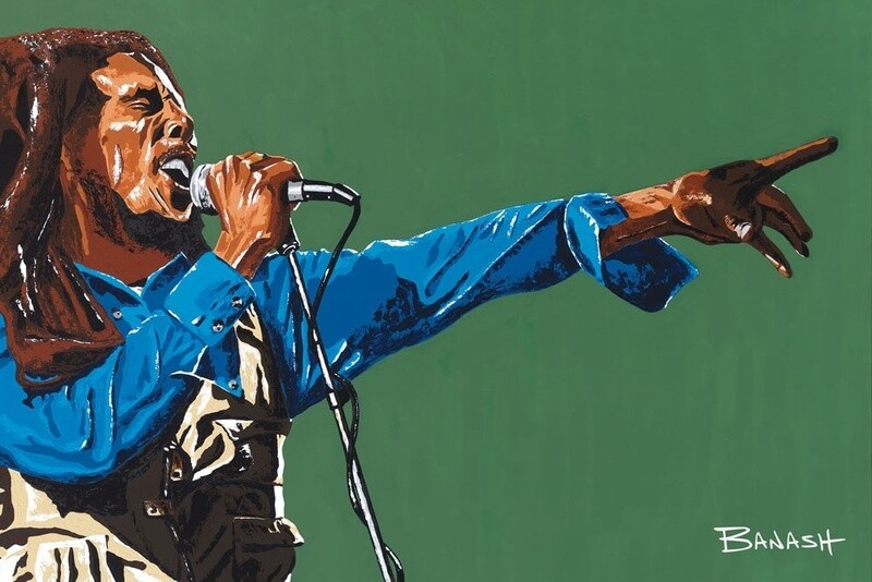 REGGAE NO. 2 | LOOSE PRINT | ACRYLIC PAINTING | 3:4 RATIO