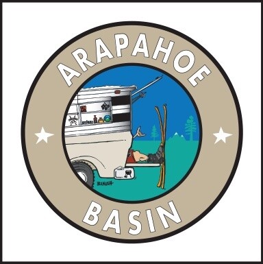 ARAPAHOE TAILGATE SKI SHACK GREM ROUND | LOOSE PRINT | 1:1 RATIO | LIFESTYLE | ILLUSTRATION