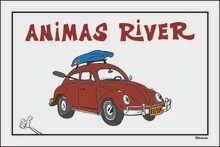ANIMAS RIVER KAYAK BUG | LOOSE PRINT | 2:3 RATIO | LIFESTYLE | ILLUSTRATION