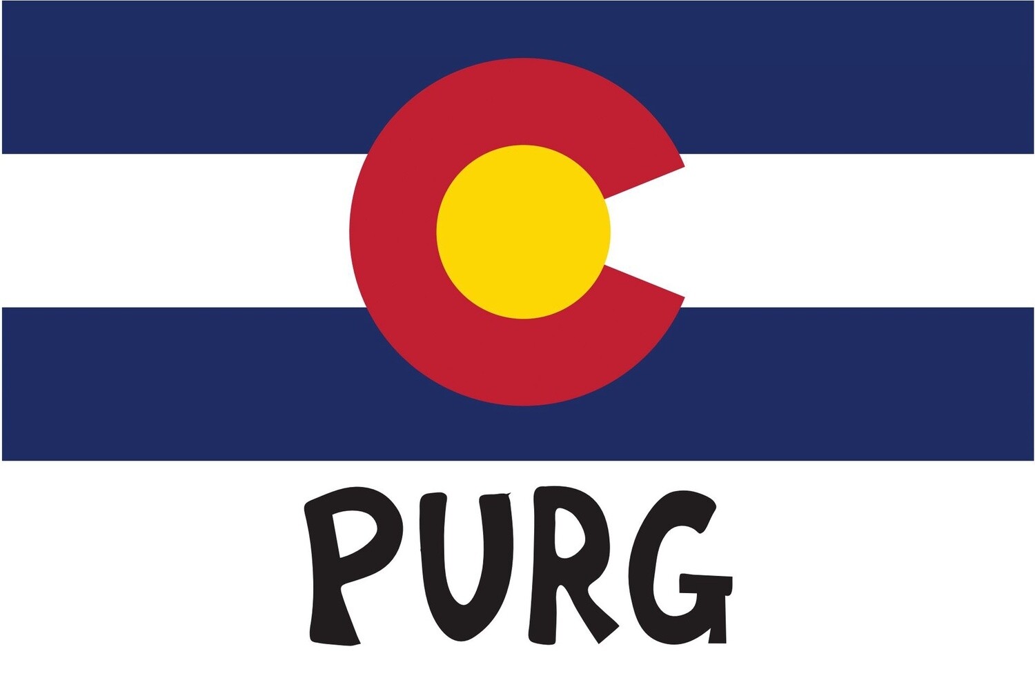 CO FLAG PURG POSTCARD, Size: 4x6