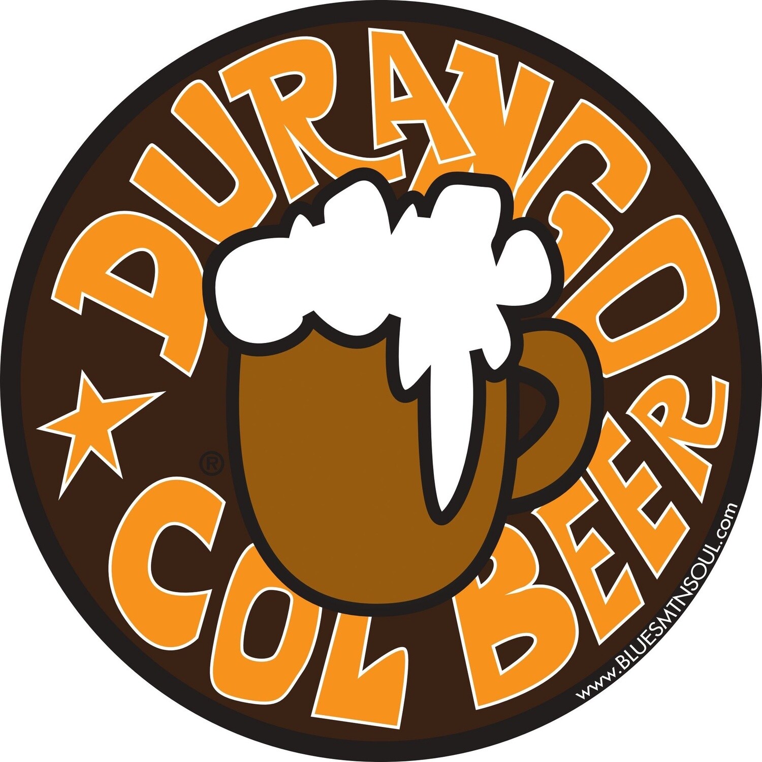 COL&#39; BEER MUG 3 DURANGO TIKI STYLE BMS | STICKER, Size: 2&quot;