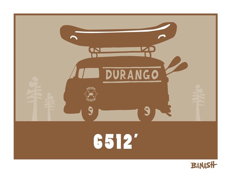 CATCH SAND BUS RAFT 6512&#39; | LOOSE PRINT | 3:4 RATIO | LIFESTYLE | ILLUSTRATION