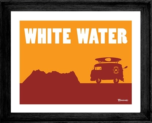 CATCH A RIVER KAYAK BUS LA PLATAS WHITE WATER | LOOSE PRINT | 3:4 RATIO | LIFESTYLE | ILLUSTRATION