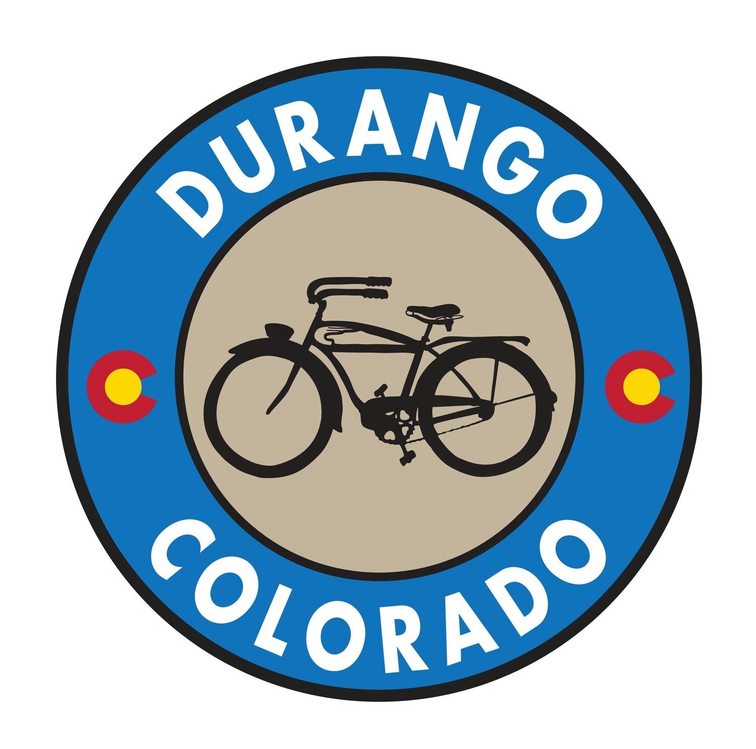 DGO AUTOCYLE BLUE RND CO LOGO | STICKER, Size: 2&quot;