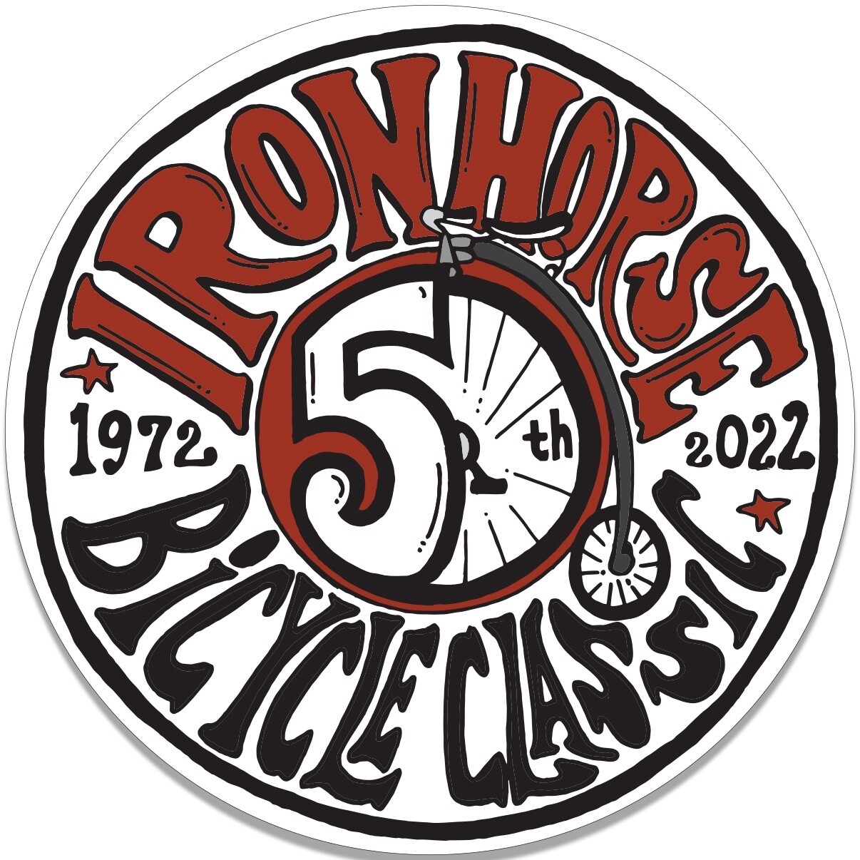 IRON HORSE 50TH BICYCLE CLASSIC | STICKER