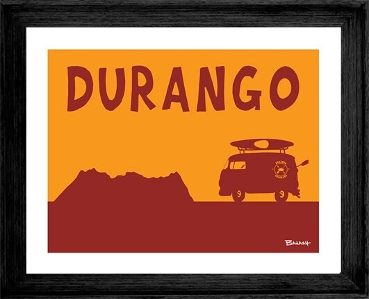 CATCH A RIVER KAYAK BUS LA PLATAS DURANGO | CANVAS | 3:4 RATIO | LIFESTYLE | ILLUSTRATION