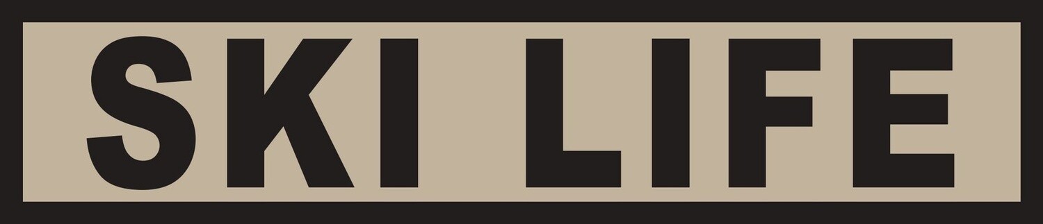 SKI LIFE | STICKER, Size: 2&quot;