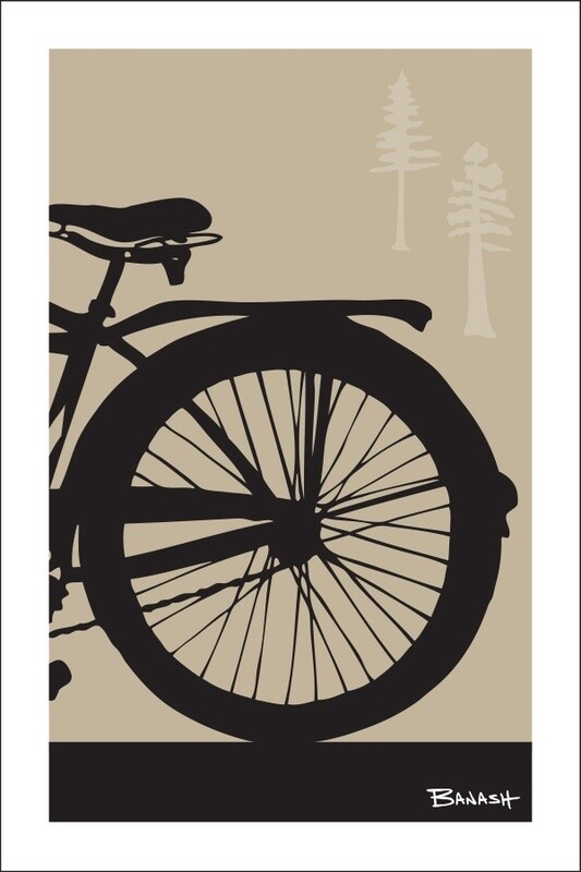 SCHWINN TAIL BIKE | LOOSE PRINT | 2:3 RATIO | LIFESTYLE | ILLUSTRATION
