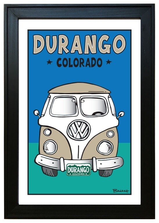 SIMPLE TAN BUS GRILL LIC PLATE | LOOSE PRINT | 2:3 RATIO | LIFESTYLE | ILLUSTRATION