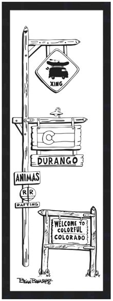 WELCOME SIGN RAFT BUS XING | CANVAS| ILLUSTRATION | 1:3 RATIO