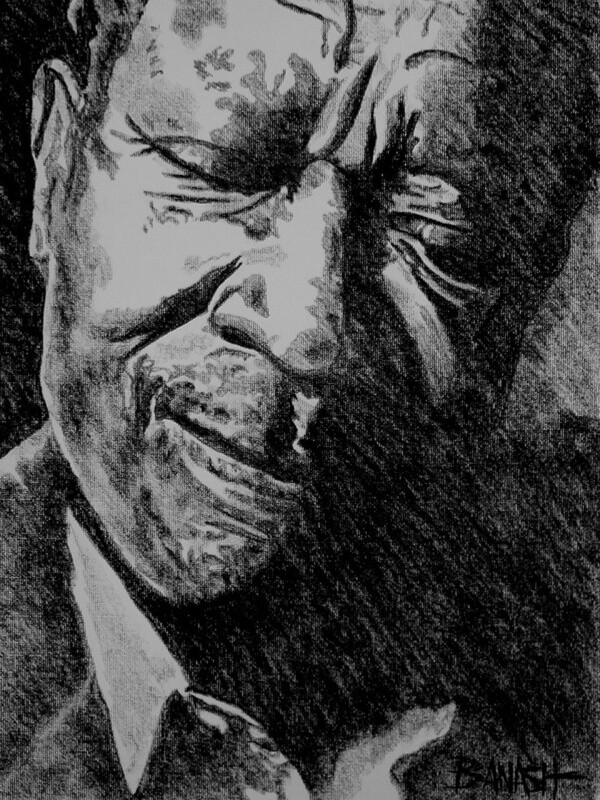ELECTRIC BLUES NO. 3 | CANVAS | CHARCOAL | 3:4 RATIO