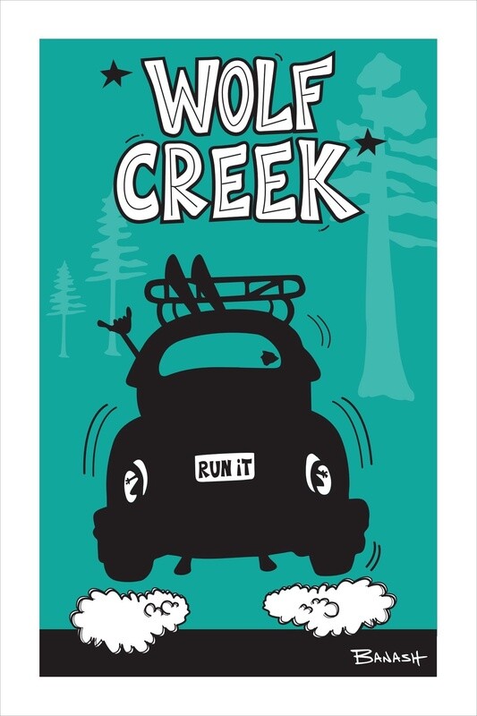 WOLF CREEK SKI BUG AIR | LOOSE PRINT | 2:3 RATIO | LIFESTYLE | ILLUSTRATION