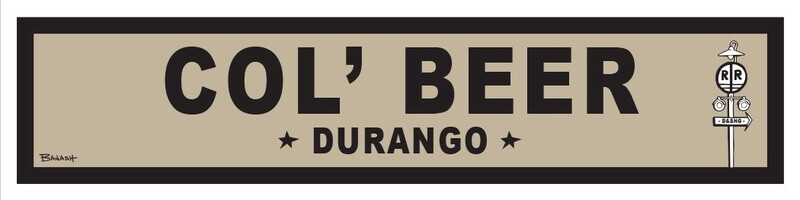 COL&#39; BEER DURANGO RR XING | CANVAS | COL’ BEER | D&amp;SNG | 1:4 RATIO | LIFESTYLE | ILLUSTRATION