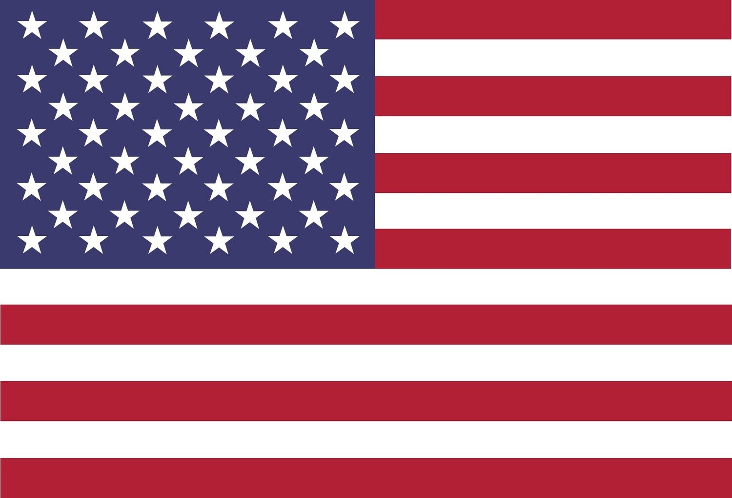 USA FLAG POSTCARD
