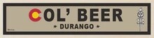 COL' BEER CO LOGO "C" DURANGO RR XING | CANVAS | COL’ BEER | D&SNG | 1:4 RATIO | LIFESTYLE | ILLUSTRATION