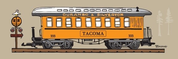 D&amp;SNG COACH TACOMA | LOOSE PRINT | D&amp;SNG | 1:3 RATIO | LIFESTYLE | ILLUSTRATION
