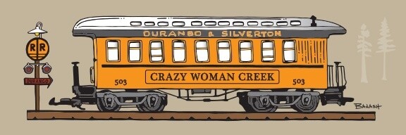 D&SNG COACH CRAZY WOMAN CREEK | CANVAS | D&SNG | 1:3 RATIO | LIFESTYLE | ILLUSTRATION