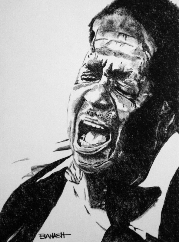 DELTA BLUES NO. 13 | CANVAS | CHARCOAL | 3:4 RATIO