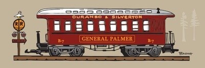 D&SNG COACH GENERAL PALMER | CANVAS | D&SNG | 1:3 RATIO | LIFESTYLE | ILLUSTRATION
