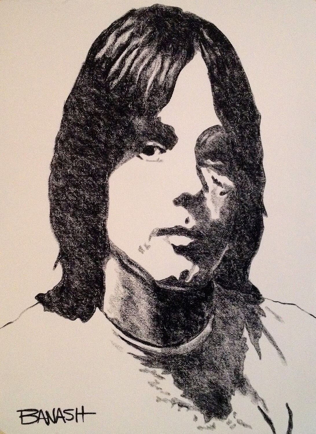 ROCK N&#39; ROLL NO. 14 | LOOSE PRINT | CHARCOAL | 3:4 RATIO