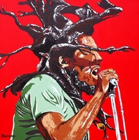 REGGAE NO. 3 | CANVAS | ACRYLIC PAINTING | 1:1 RATIO