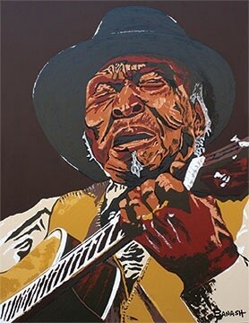 DELTA BLUES NO. 9 | CANVAS | ACRYLIC PAINTING | 3:4 RATIO