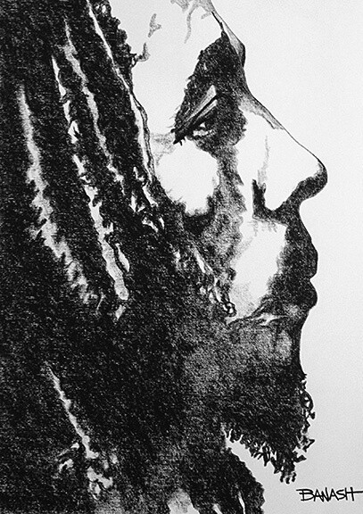 REGGAE NO. 6 | CANVAS | CHARCOAL | 3:4 RATIO